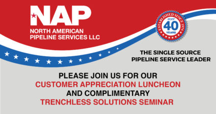CUSTOMER APPRECIATION LUNCHEON | North American Pipeline Services NJ Sewer Repair and Replacement Services (732) 625-9300 
