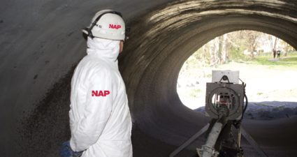 Large Diameter Spin Cast Lining | North American Pipeline Services NJ Sewer Repair and Replacement Services (732) 625-9300 